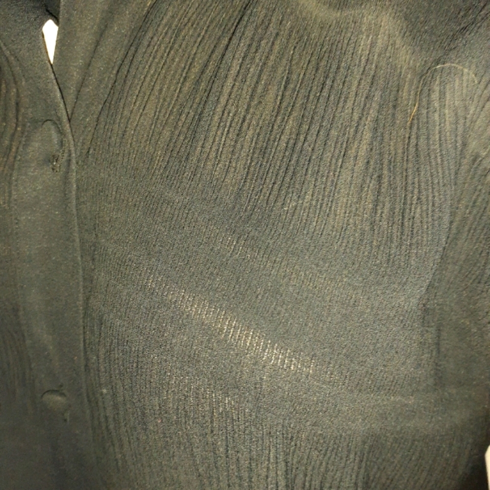 E.K Designs sheer button down - Picture 5 of 6